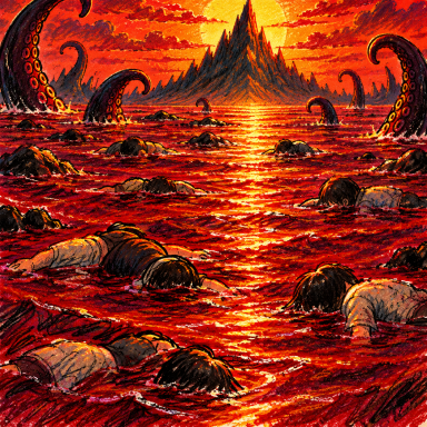 Laguna carmesí / Crimson lagoon